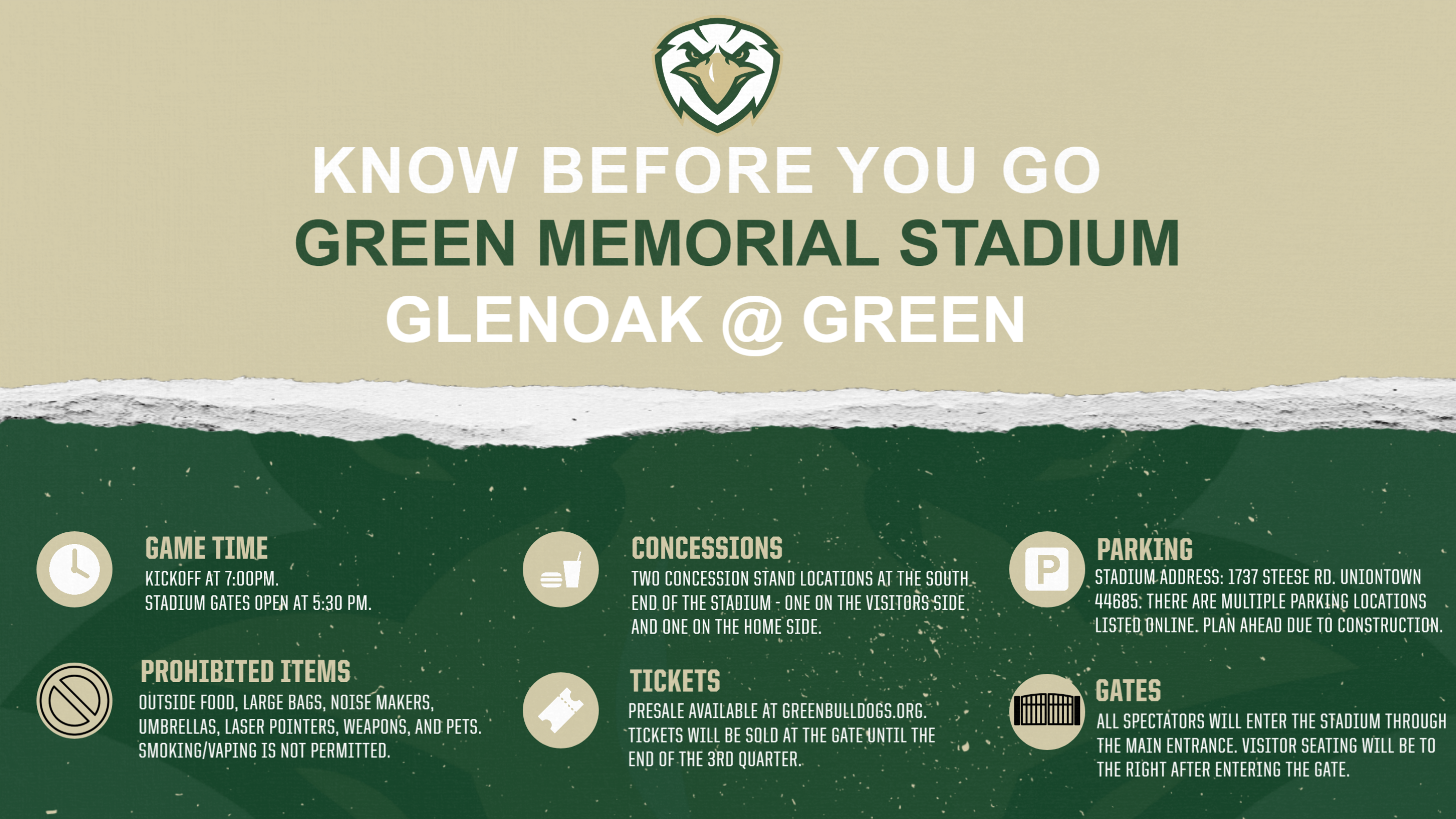 Know Before You Go Landscape Green 8064625